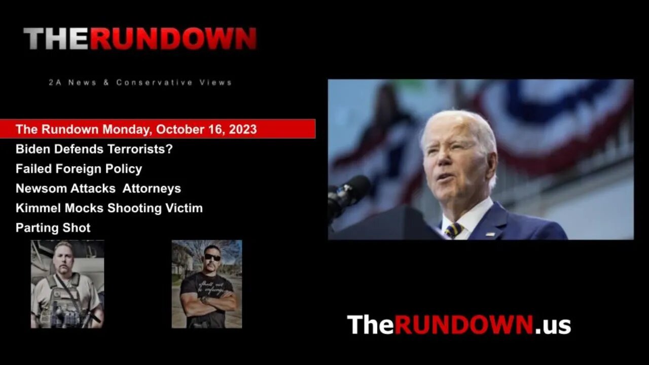 #596 - Biden Defends Palestinians After Declaring Unconditional Support for Israel