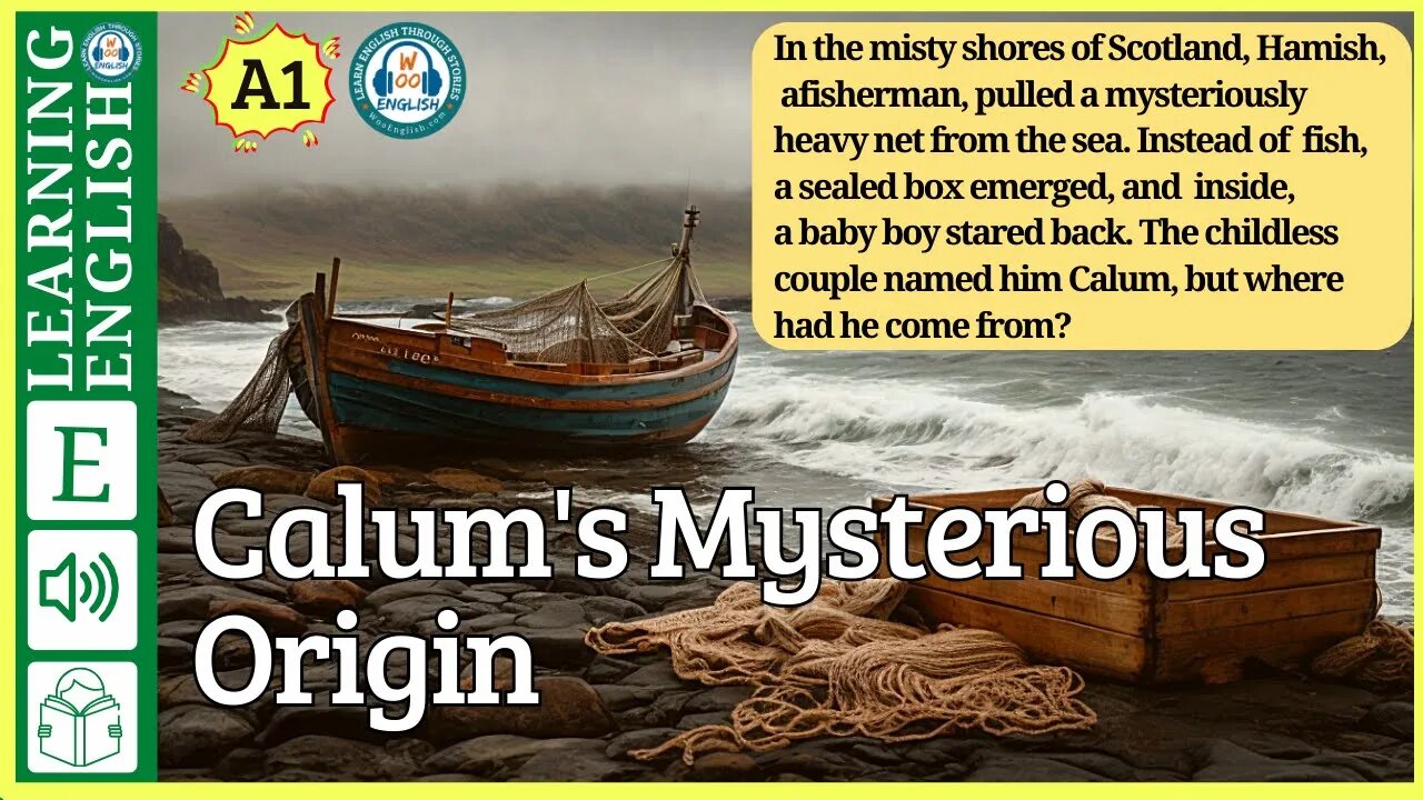 Learn English through story ⭐ level 1 ⭐ Calums Mysterious Origin