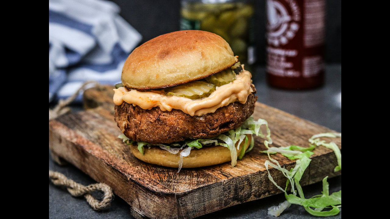 Fried buttermilk chicken sandwich recipe