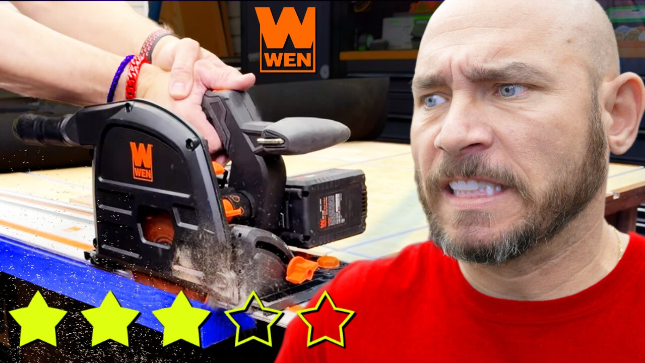 RUTHLESS Review of WENs Cordless Track Saw!