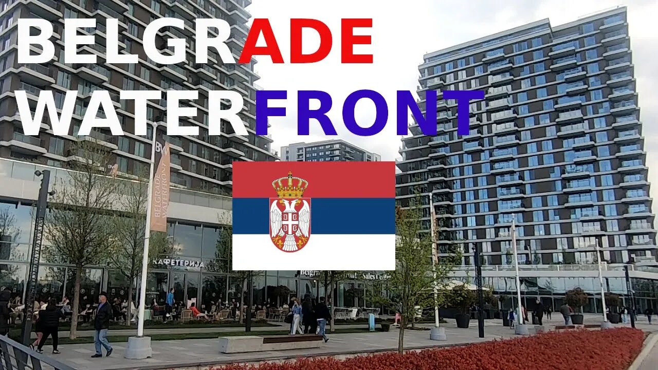 Petite marche à Belgrade Waterfront (le plus grand projet immobilier dEurope en construction)