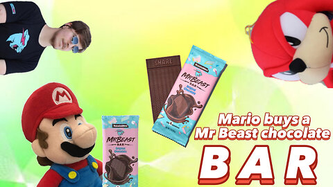 Super Mario and Friends: Mario buys a Mr Beast chocolate BAR
