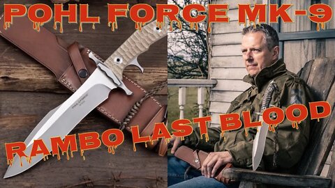 Pohl Force MK9 Rambo Last Blood CNC² Knife / includes disassembly / the Rambo knife you can use !!