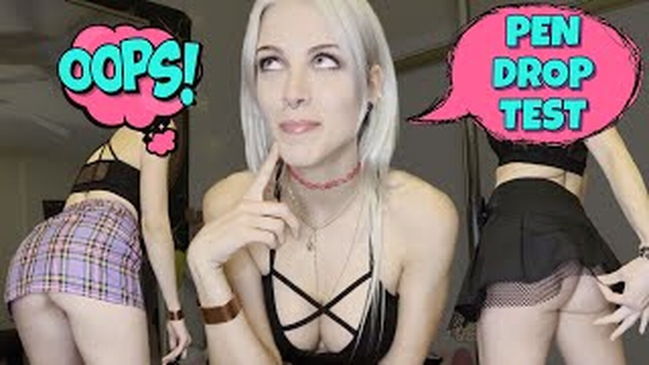 Mini Skirt Try On Haul _ Pen Drop Test _OOPS_