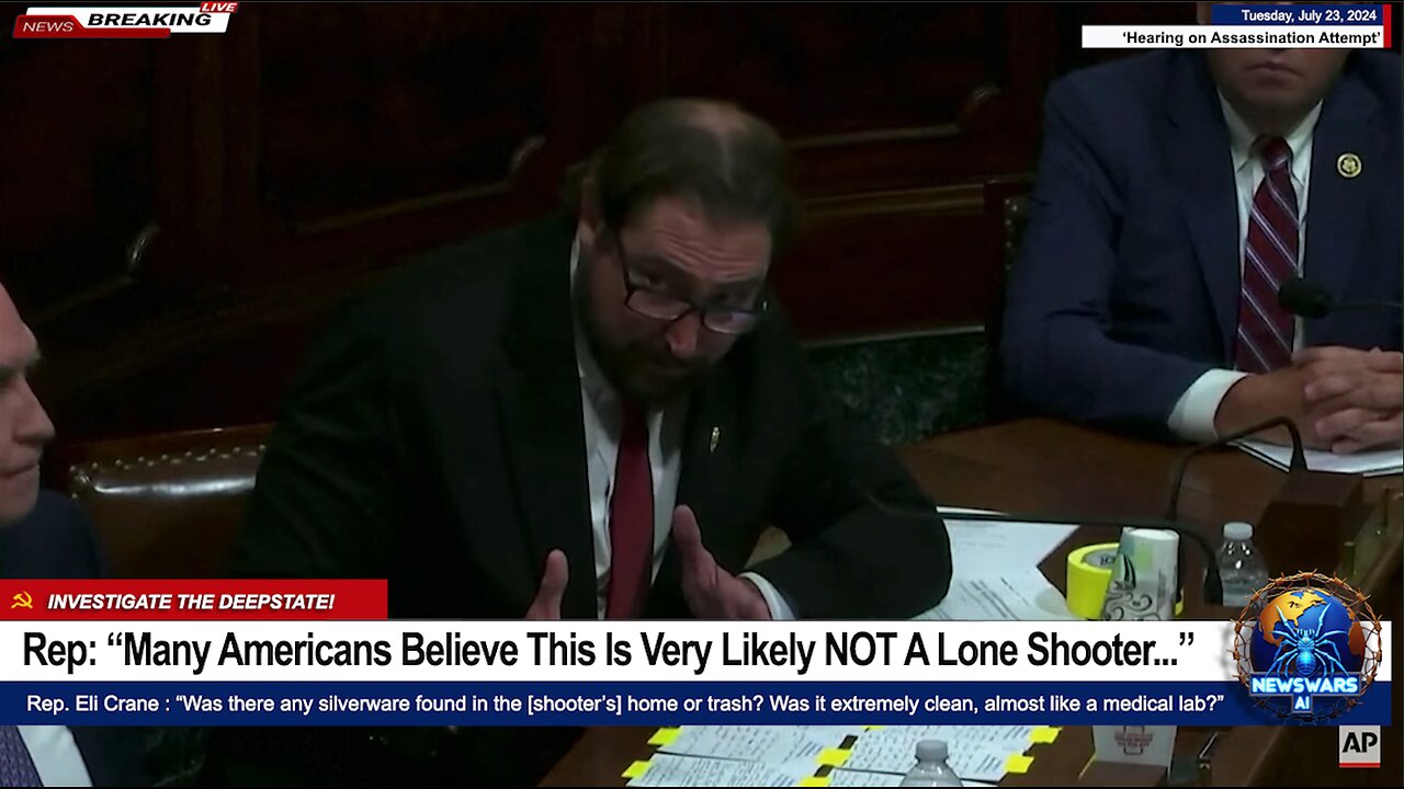 Rep. Crane: Many Americans Believe This Is Very Likely NOT A Lone Shooter, But Coordinated Assassination Attempt