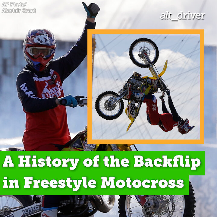 A History of the Backflip in Freestyle Motocross