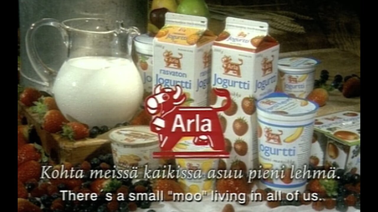 Kohta meissä kaikissa asuu pieni lehmä. Theres a small moo living in all of us.
