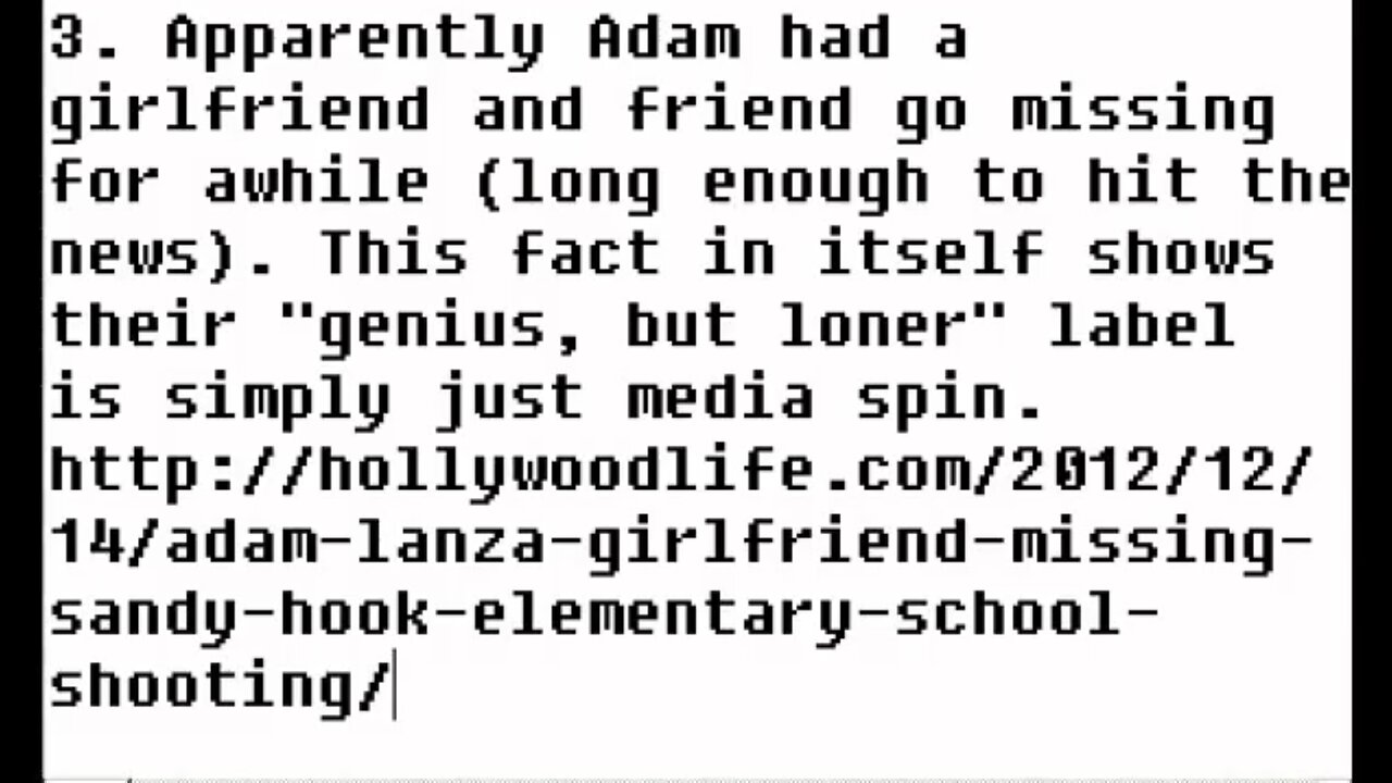Adam Lanza & Mom Murdered! Sandy Hook Shooting in Newtown, CT, Best Conspiracy Theory Part 2 - 2012