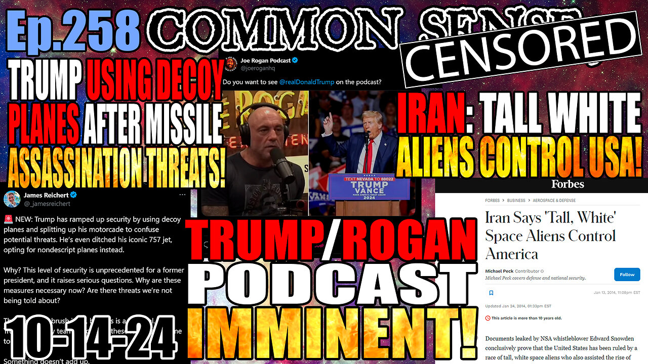 Ep.258 Coachella Assassination Attempt is FAKE NEWS! TRUMP/ROGAN PODCAST IMMINENT! GUEST: Mark Putrino, Trump Using Decoy Planes, Iran: Tall White Aliens Control USA