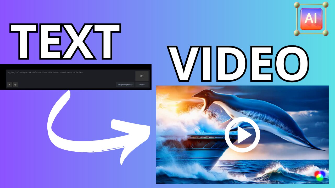 Da TESTO a VIDEO tramite lIntelligenza Artificiale - (VIDEO AI) - spiegato semplice