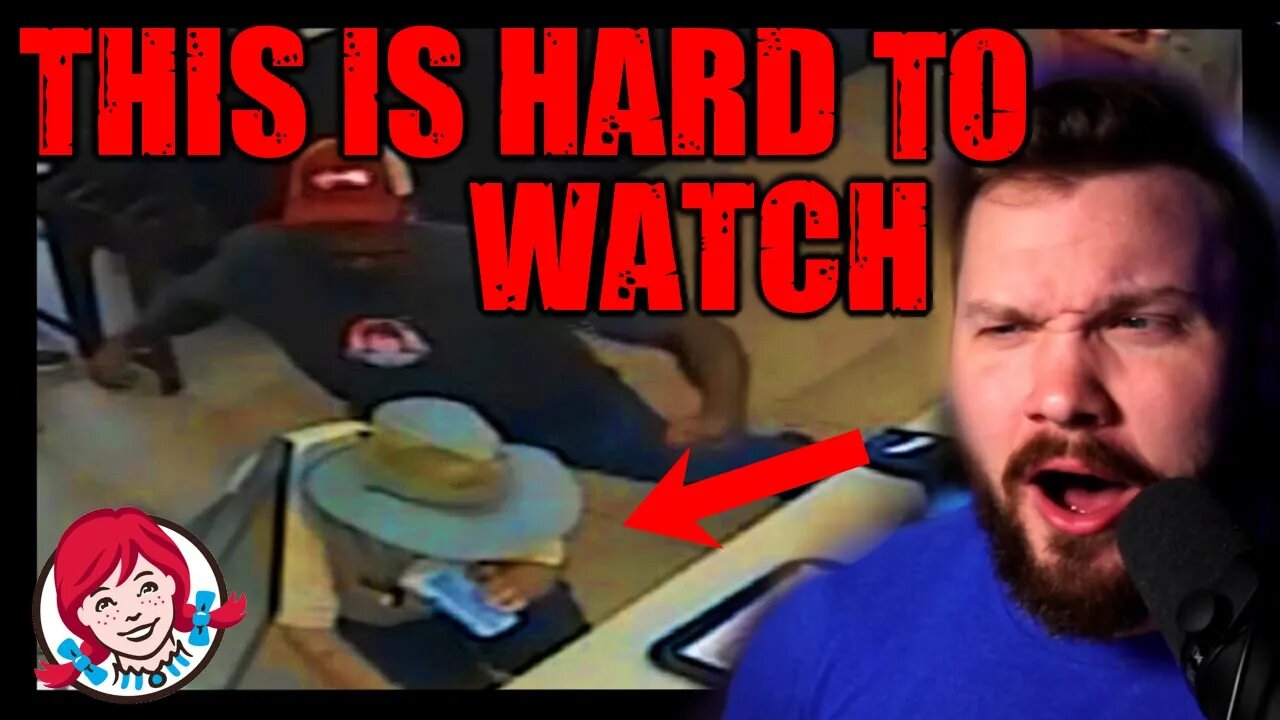 Wendys Worker KNOCKS OUT Elderly Customer