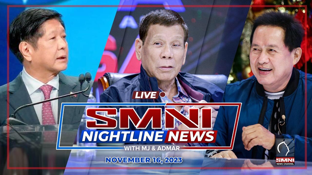 LIVE: SMNI Nightline News with Admar Vilando and Jade Calabroso | November 16, 2023