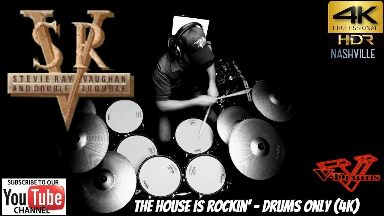 Stevie Ray Vaughan & Double Trouble - The House Is Rockin - Drums Only