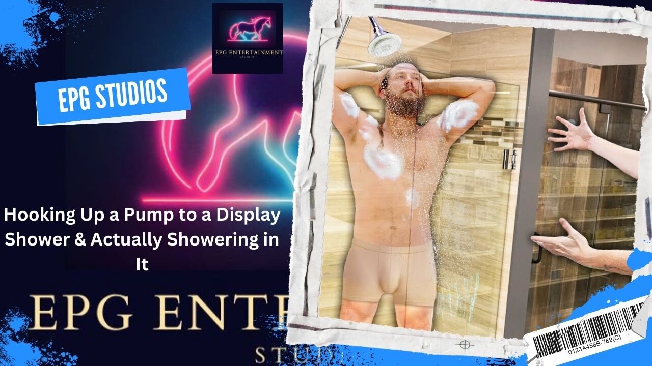 Hooking Up a Pump to a Display Shower & Actually Showering in It