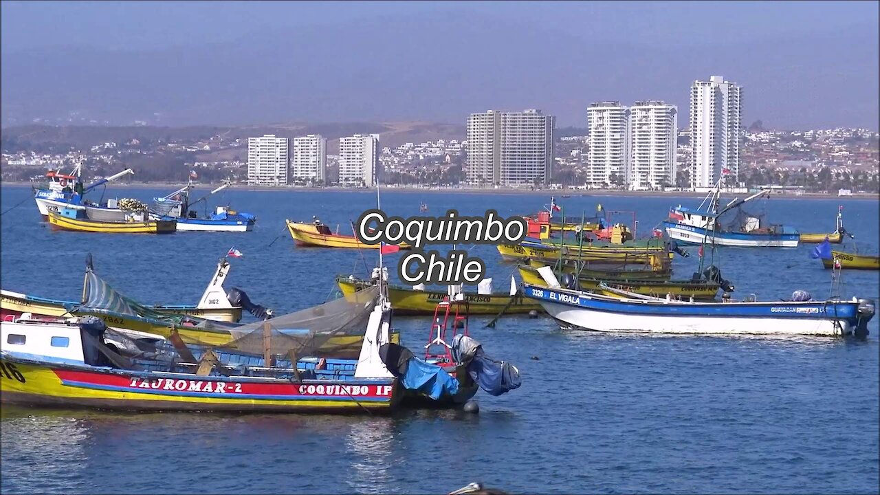 Coquimbo city in Chile