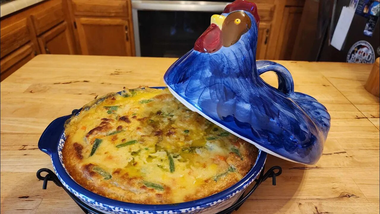 Chicken Cobbler – Dump Casserole – Viral Recipe – Easy 1 Pot Meal - The Hillbilly Kitchen