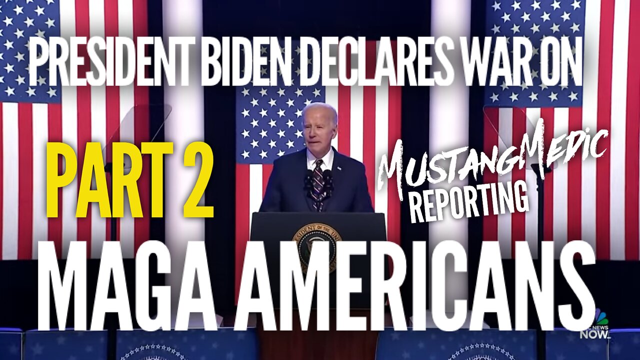 War on MAGA (Part 1) President Joe Bidess Speech January 6 J6 People Beware!