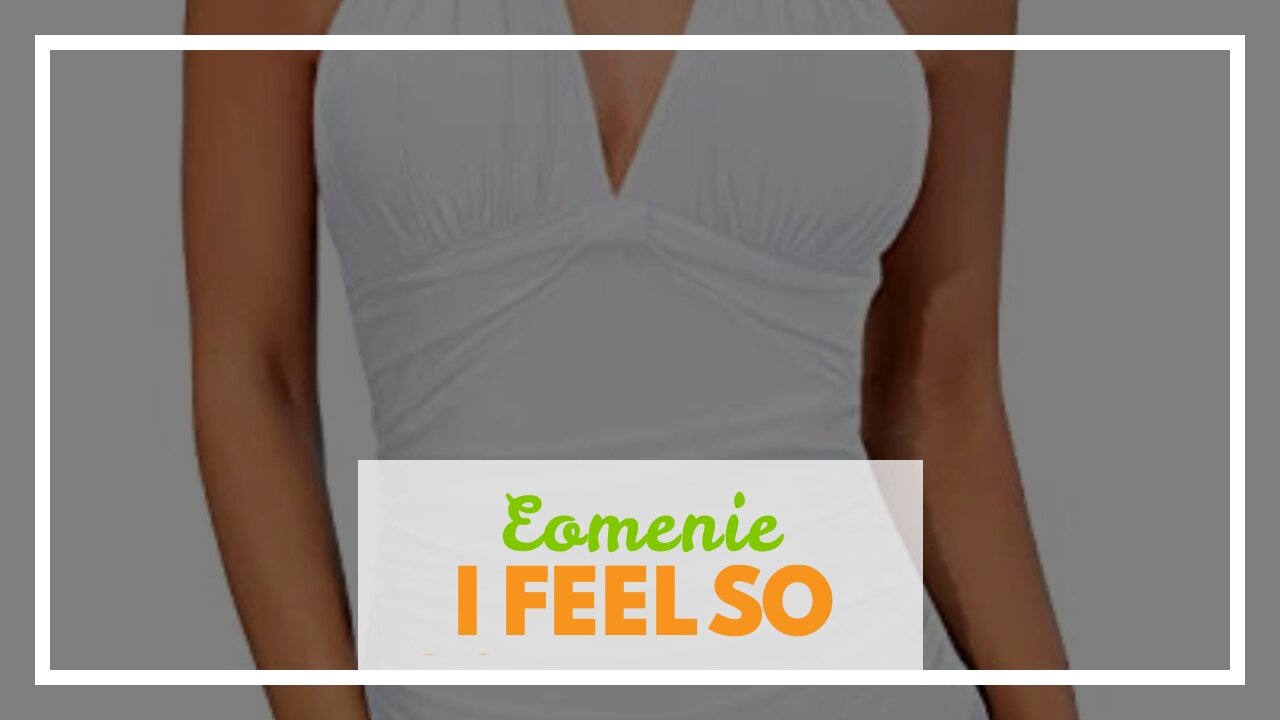 Eomenie Womens Push Up Wrap Tummy Control One Piece Swimsuit Bandeau Bathing Suits Slimming Tw...