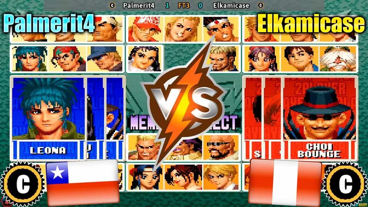The King of Fighters 96 (Palmerit4 Vs. Elkamicase) [Chile Vs. Peru]
