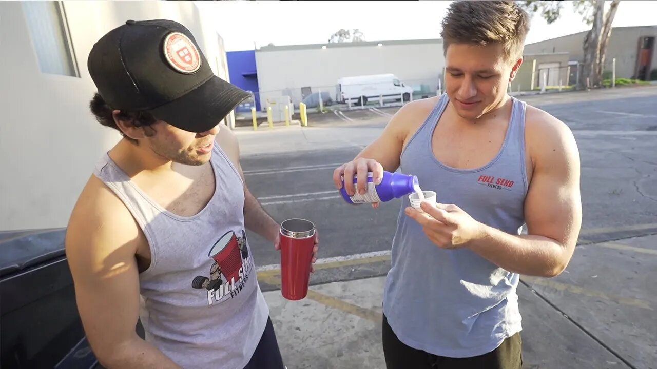 Sneaking Laxatives into Bradley Martyns Drink! - Deleted Stevewilldoit Video