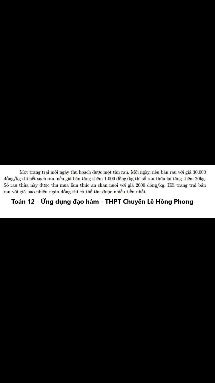 THPT Chuyên Lê Hồng Phong: Một trang trại mỗi ngày thu hoạch được một tấn rau. Mỗi ngày, nếu bán