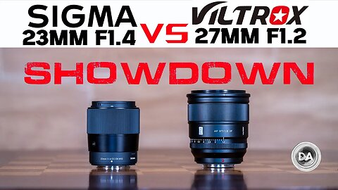 Sigma 23mm F1.4 vs Viltrox 27mm F1.2 | Fuji X-Mount Showdown