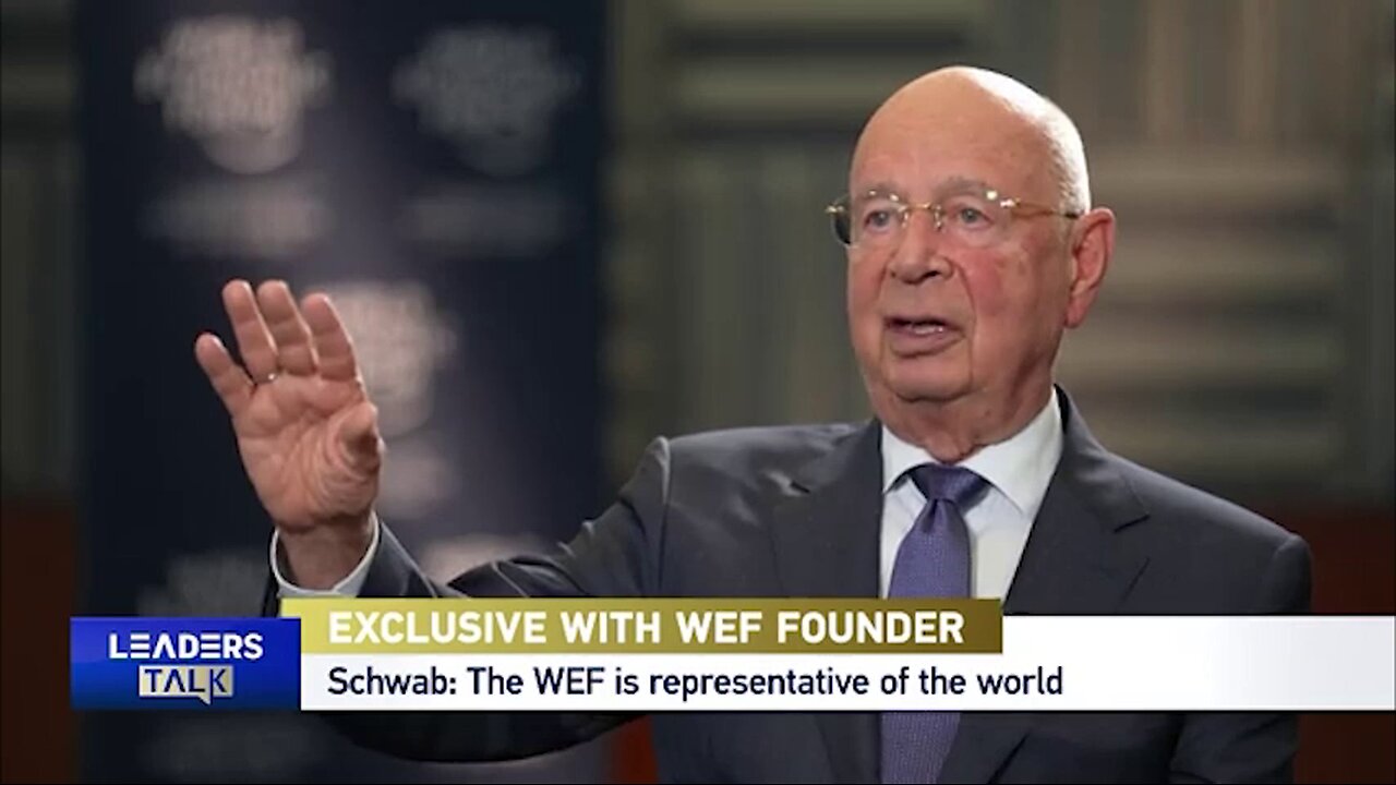 Schwab: Corporate-Government Co-Operation Needed To Solve Worlds Big Challenges