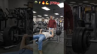 365lbs Raw Bench, followed by 375lbs, Crazy old man