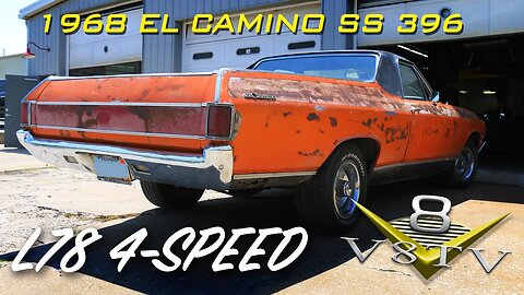1968 Chevrolet El Camino SS 396 L78 Restoration at V8 Speed and Resto Shop
