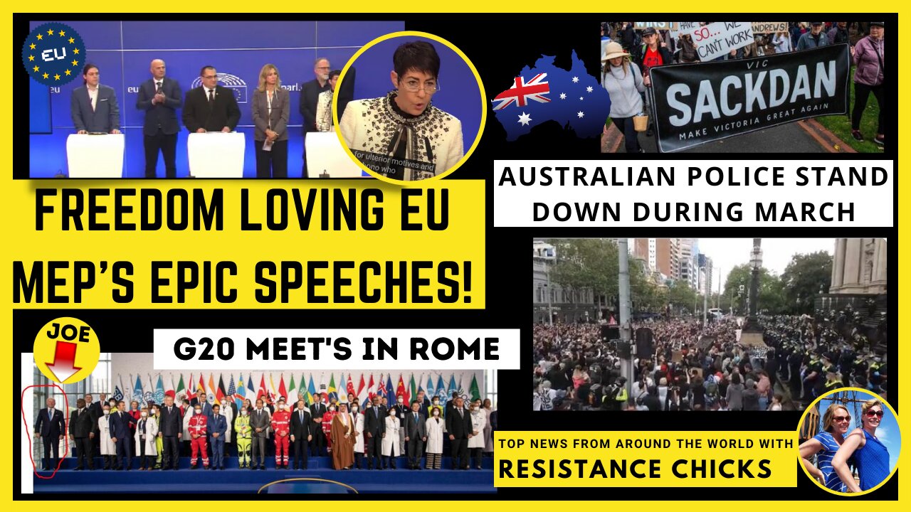 Must Watch! Freedom Loving EU MEPs Epic Speeches! Plus TOP World News 10/31/21