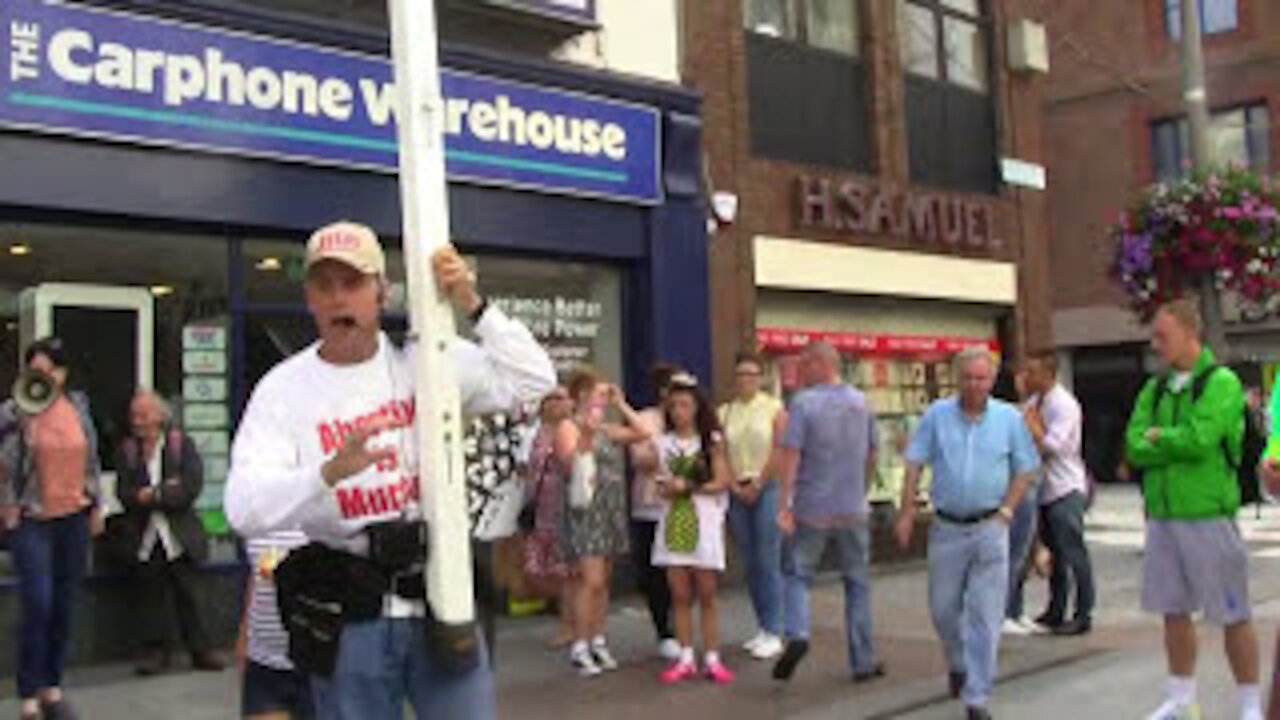 American Street Preacher CONFRONTS Irish BABY KILLERS! | Dublin, Ireland | Patrick OConnell