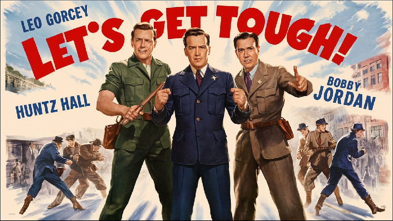 EAST SIDE KIDS, LETS GET TOUGH! (1942)Leo Gorcey & Huntz Hall | Comedy | Colorized | Full Movie