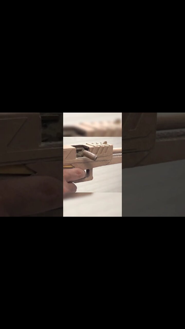 Amazing Shell Ejecting Cardboard Craft😱😱 #Shorts