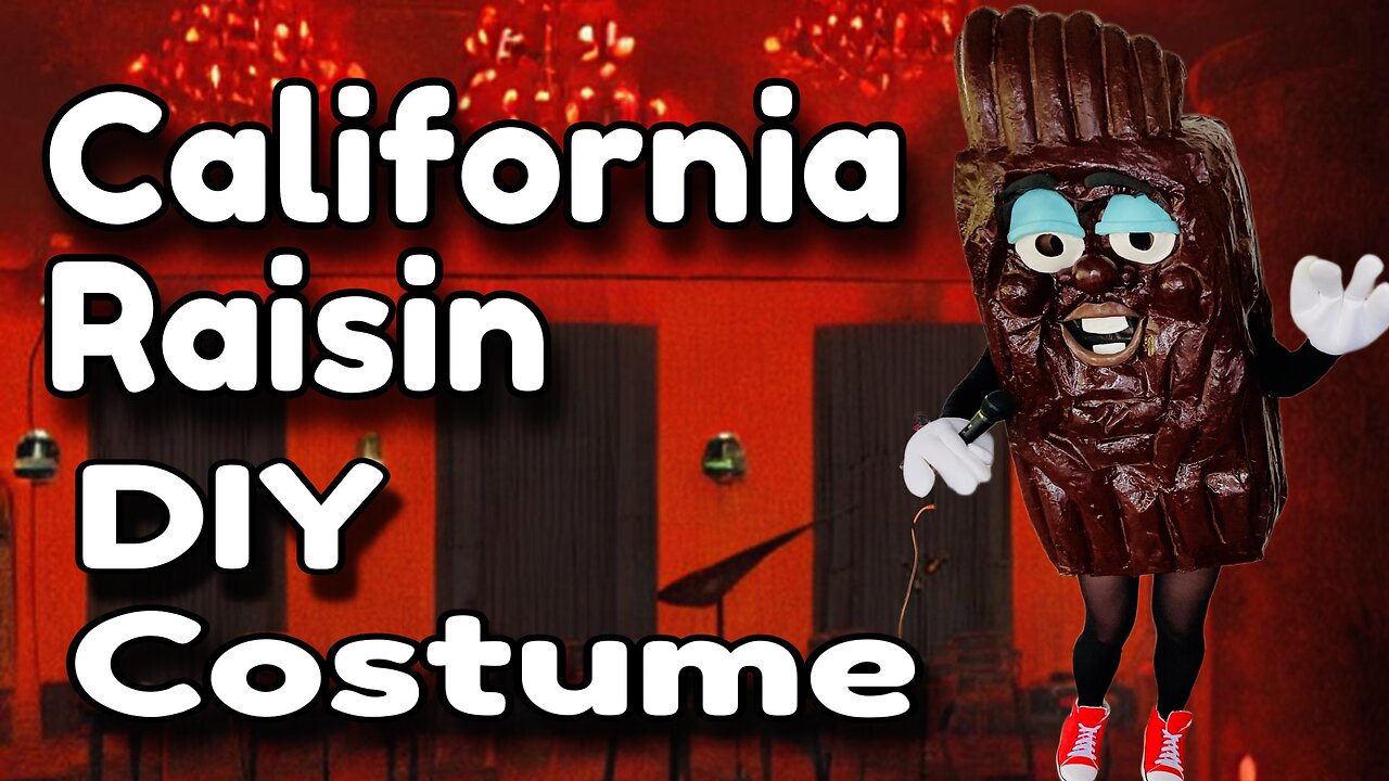 California Raisin DIY costume. This is Cal OWeen!