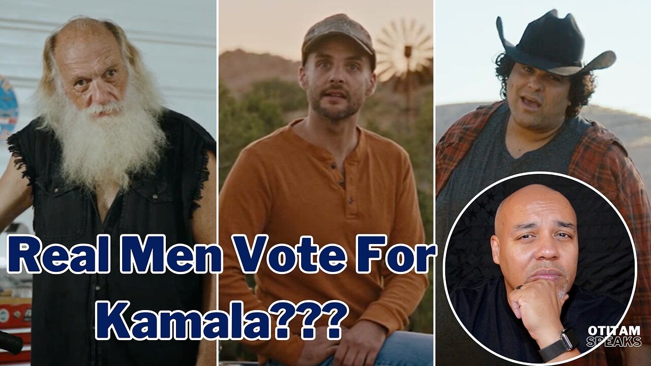 Cringeworthy, Real Men @kamalaharris Ad Highlights EXACTLY Why Shes Failing Miserably With Men.