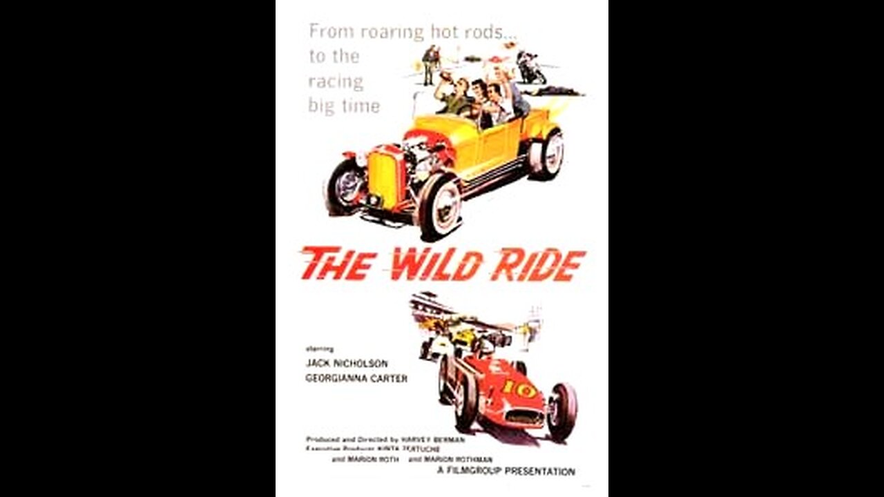 The Wild Ride 1960 Jack Nicholson COLORIZED Crime, Drama, Full Movie