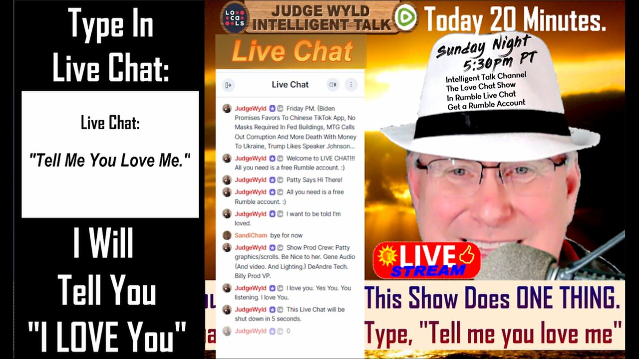 Pre-Roll For Love Chat: You Ask Me To Say I Love You-I Tell You I Love You-Thats It!