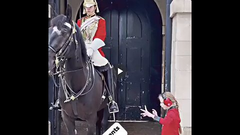 Just beautiful....this is the respect both the guard and horse deserve.