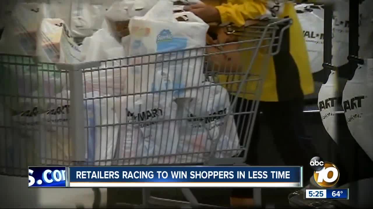 Fewer holiday shopping days