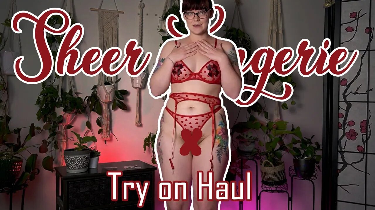 SEXY SHEER LINGERIE | Try On haul