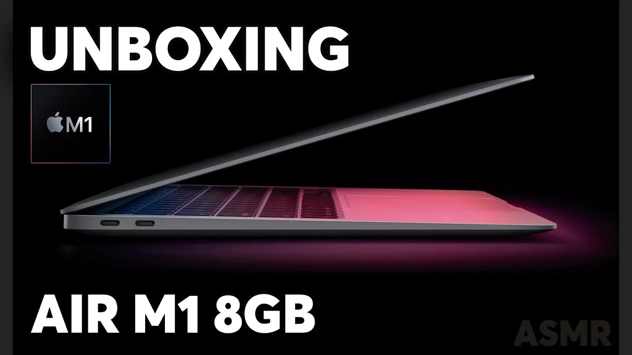 Unboxing ASMR do MacBook Air M1 8GB 256GB em 2023