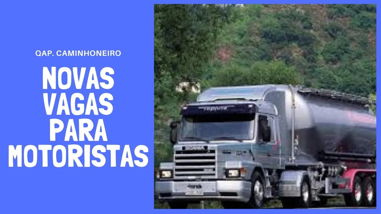 Vagas de emprego para Motorista -03-09-2022