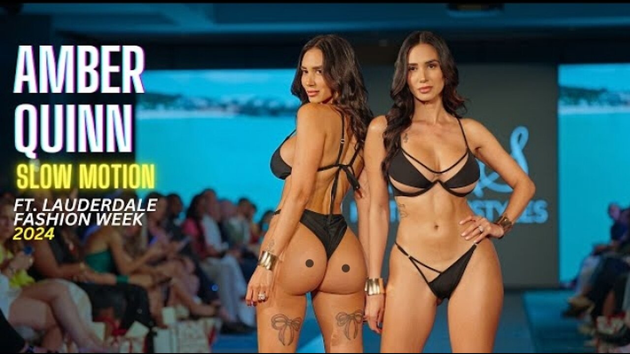 Amber Quinns Slow Motion Modeling is Our Aesthetic / Fort Lauderdale Fashion Week, 2024