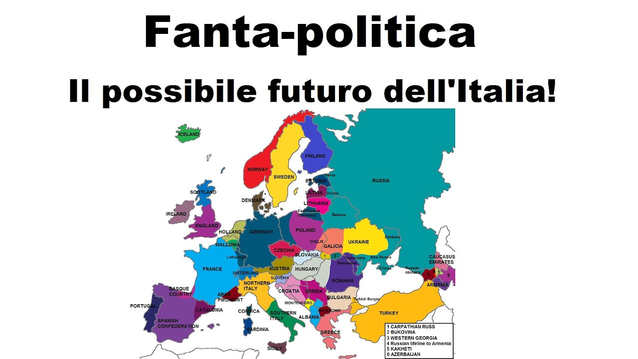 Fanta-politica 1: Il futuro dellItalia (Pubblicato il 14/05/20)