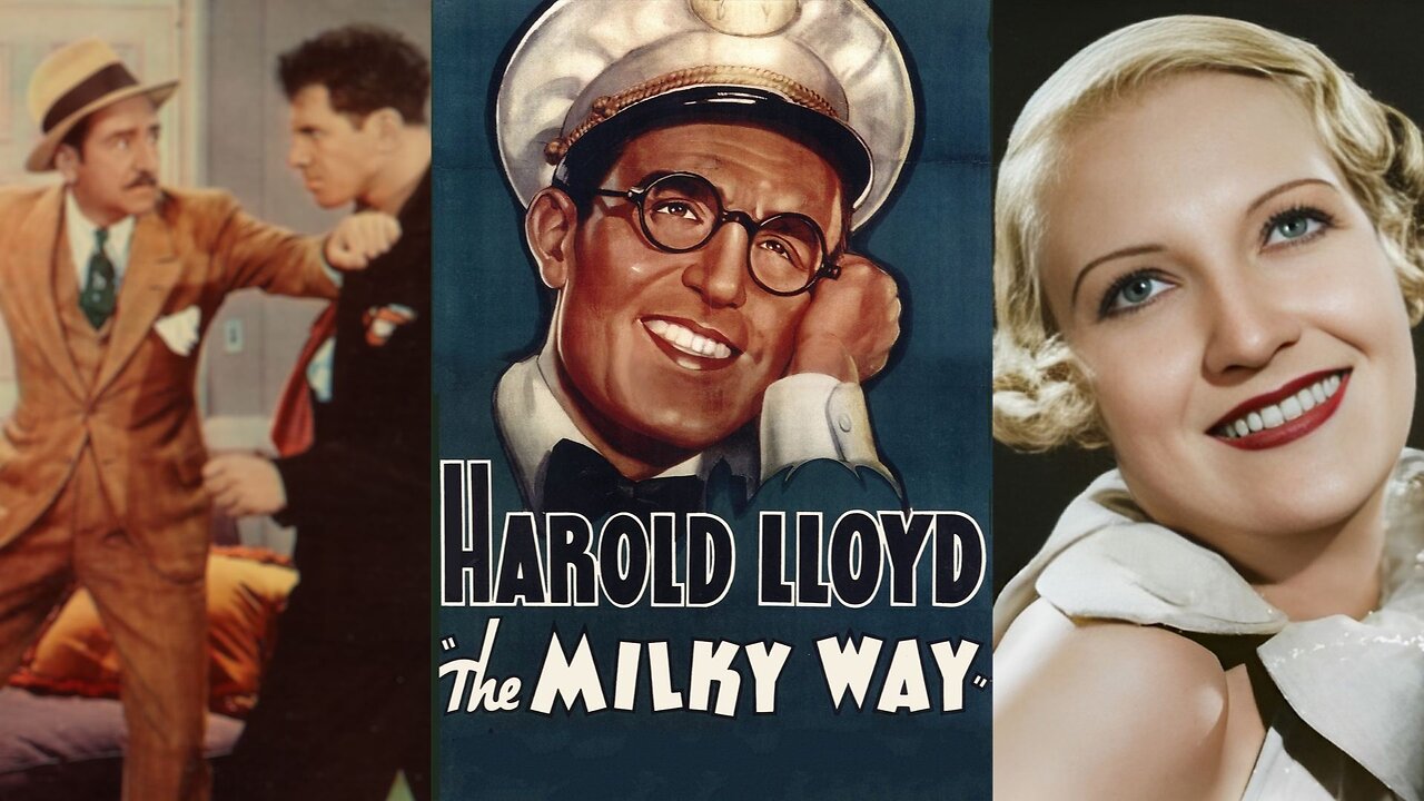THE MILKY WAY (1936) Harold Lloyd, Adolphe Menjou & Verree Teasdale | Comedy, Family, Sport | B&W