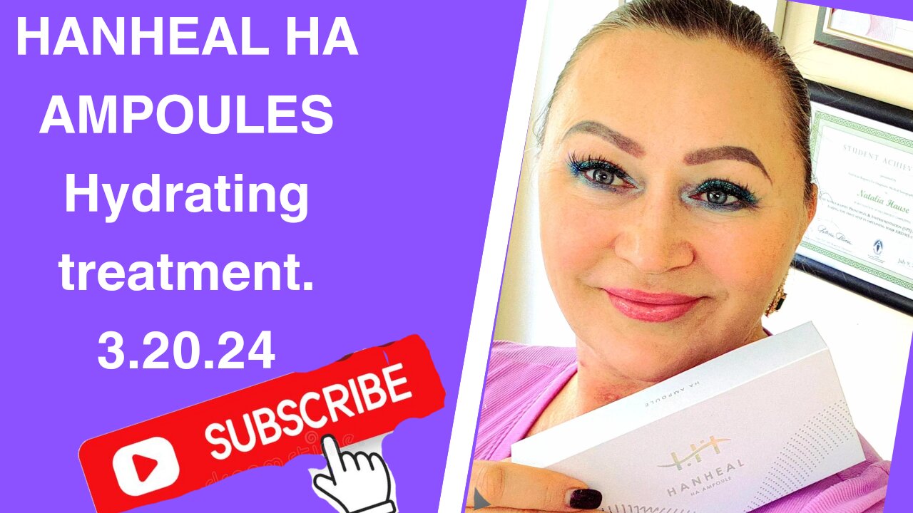 DIY REGUVENATING SKIN TREATMENT WITH HANHEAL HA AMPOULE ACECOSM CODE NAT10 3.20.24