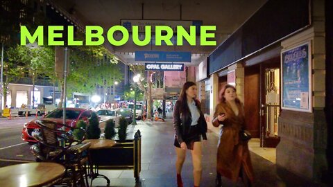 Melbourne City Nightlife on Friday Night || AUSTRALIA - VICTORIA