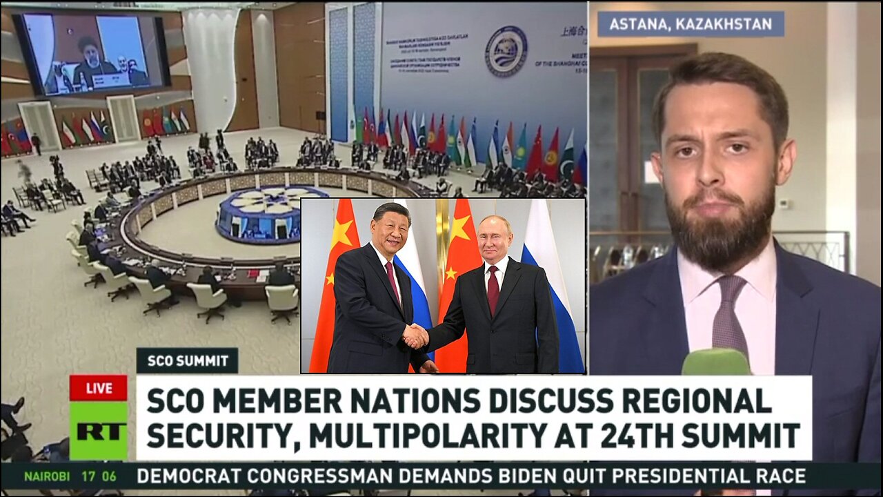 RT News - July 03 2024 (late) Putin & Xi attend 24th Shanghai Cooperation Organization Summit