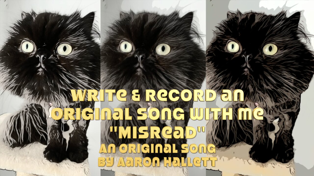 Write & Record an Original Song With Me Misread an Original Song by Aaron Hallett