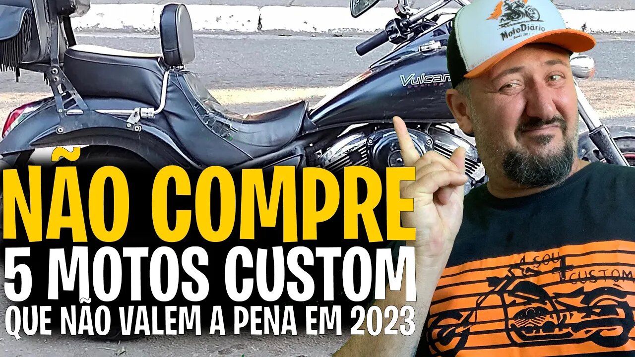💸 5 Motos Custom Usadas que NÃO VALEM MAIS a Pena em 2023!